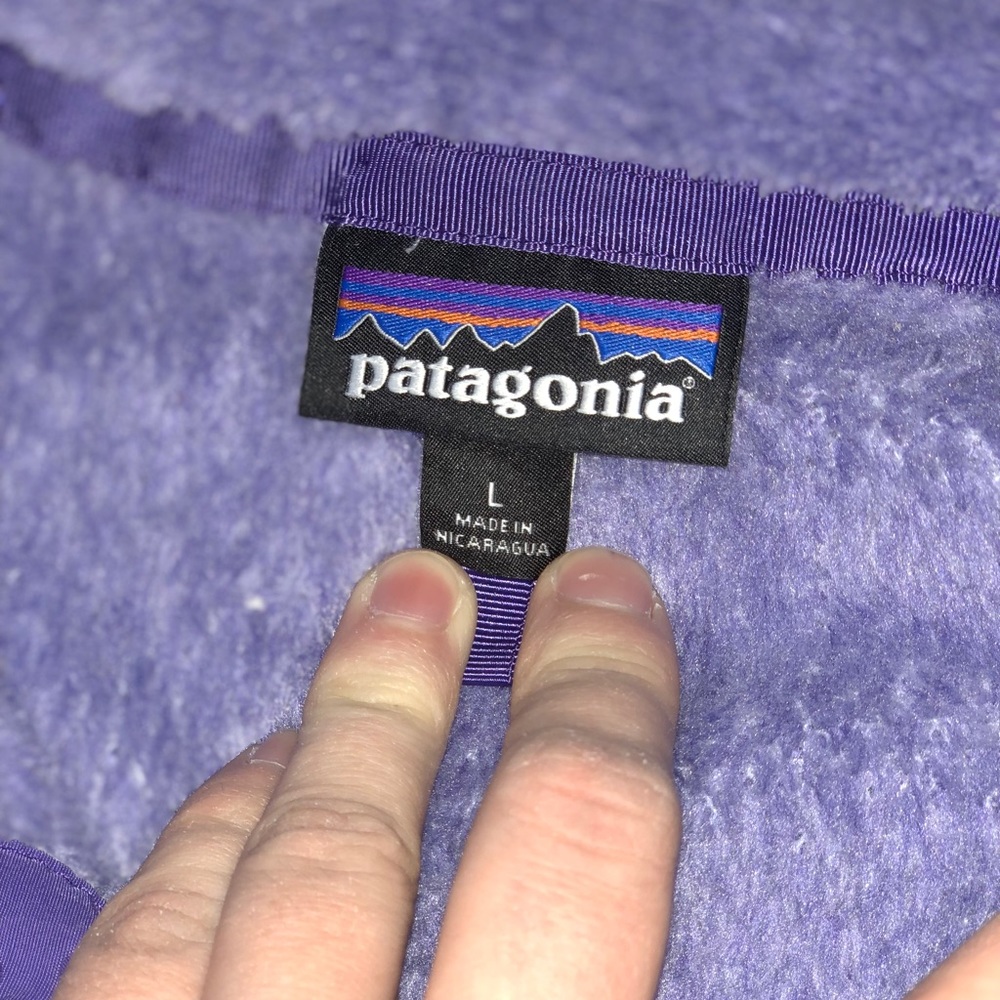 Patagonia Purple Fleece Pullover